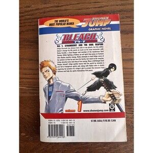 Bleach Vol 1 Strawberry and the Soul Reapers Manga Shonen Jump Viz Tite Kubo